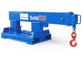 Kranarm KA2500 för gaffeltruck, max. belastning 2.500 kg, SolidHub 