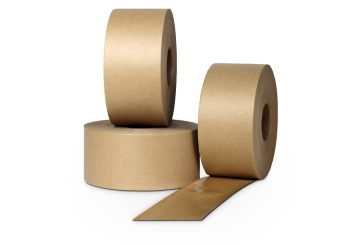 Ruban adhésif humide, 70 mm x 200 m, 90 g/m², en papier kraft, TecMaschin 