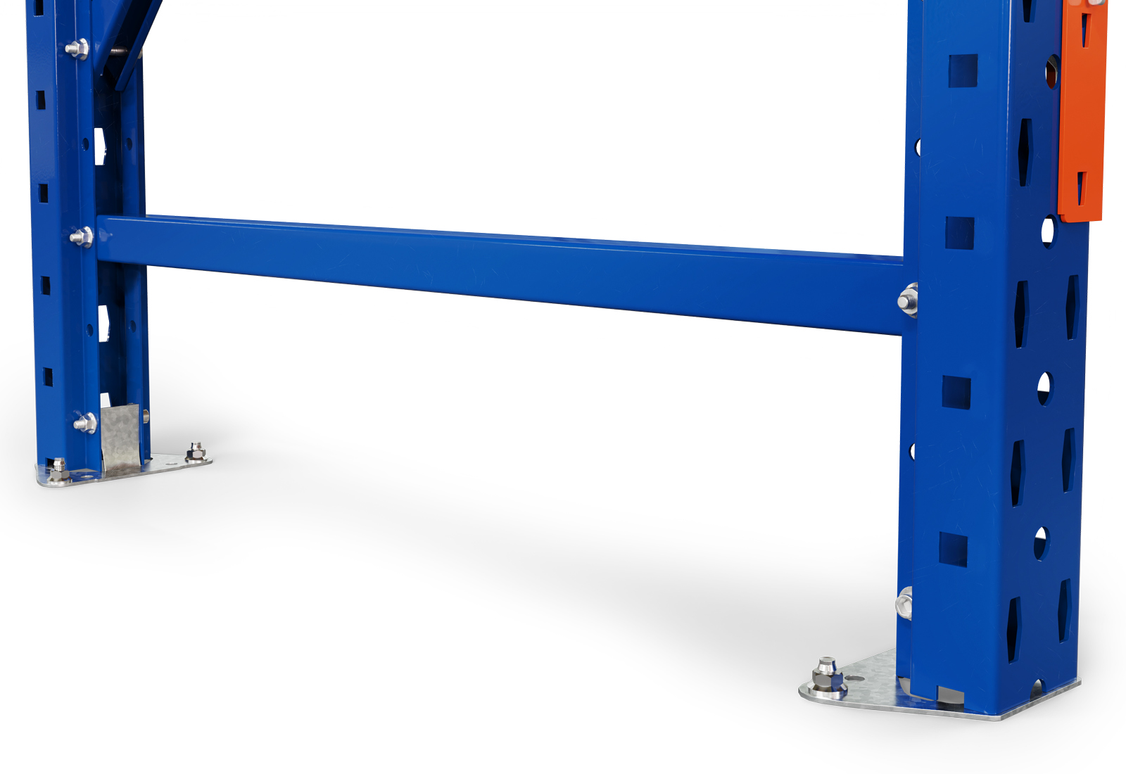 Stationära snedställda hyllor